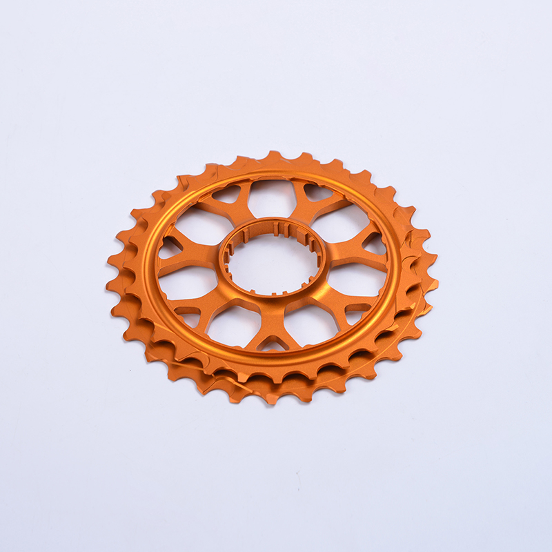 自行车-一体盘片-黄色（航空铝+硬质阳极）