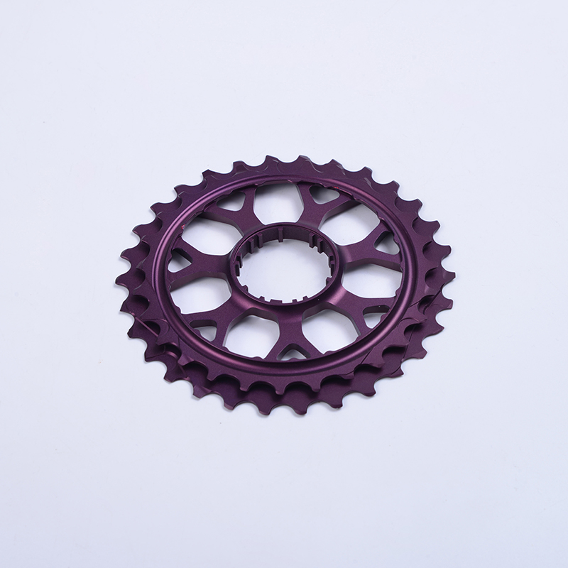 自行车-一体盘片1-紫色（航空铝+硬质阳极）