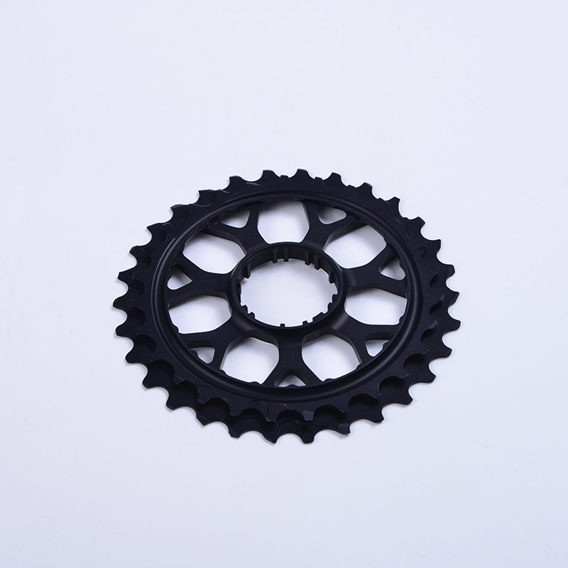 自行车-一体盘片-黑色（航空铝+硬质阳极）